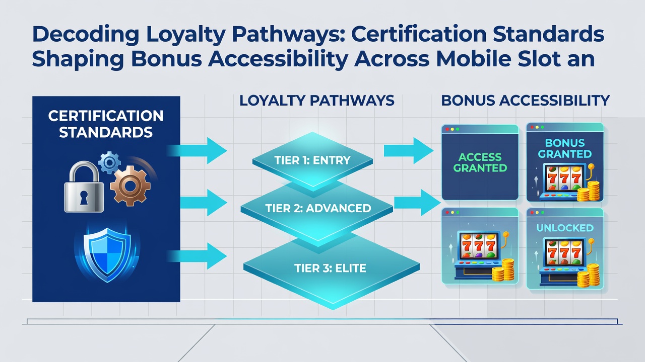 Loyalty dashboard on mobile device displaying bonus access for slots and live tables