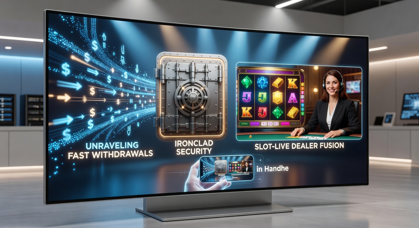 Close-up of a secure mobile casino interface showing biometric login, encrypted transactions, and live dealer streams protected by advanced firewalls